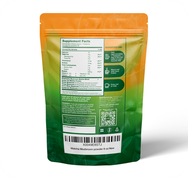 Mushroom Matcha 8 Oz